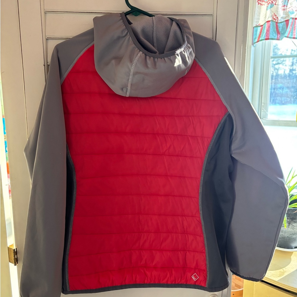 Red And Gray Performance Jacket With Insulated Fr… - image 4